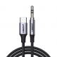 USB-C към 3.5 мм аудио кабел (100 см) - Ugreen USB-C to 3.5 mm Audio Cable (черен) 5
