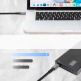 Здрав USB4 кабел с Thunderbolt 4 за устройства с USB-C порт - Wozinsky Thunderbolt 4 USB4 USB-C to USB-C Cable 240W (черен) (100 см)  7