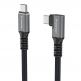 Здрав USB4 кабел с Thunderbolt 4 за устройства с USB-C порт - Wozinsky Thunderbolt 4 USB4 USB-C to USB-C Angled Cable 240W (черен) (150 см)  2