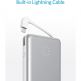 Външна батерия с вграден Ligtning кабел и Lightning вход - Anker PowerCore+ 10000 Pro Power Bank with Lightning Cable 10000mAh (сребрист) 1