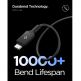 Кабел с бързо зареждане за устройства с USB-C порт - Spigen Essential USB-C to USB-C Cable 100W (черен) (100 см) 4