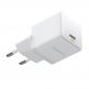 Захранване за ел. мрежа с USB-C изход с технология за бързо зареждане и USB-C към USB-C кабел - Baseus Palm 1C USB-C PD Wall Charger 20W With USB-C Cable (P10111602213-01) (бял) 2