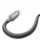 Здрав кабел с въжена оплетка с бързо зареждане за устройства с USB-C порт - Joyroom S-A55 StarFlight USB-C to USB-C Cable 100W (черен) (120 см) 1