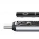 Здрав кабел с въжена оплетка с бързо зареждане за устройства с USB-C порт - Joyroom S-A55 StarFlight USB-C to USB-C Cable 100W (черен) (120 см) 4