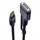 Качествен USB-C към USB-C кабел с MagSafe 3 адаптер - Mcdodo 2in1 USB-C to USB-C and MagSafe 3 Adapter Cable 240W (200 см) (черен) 2