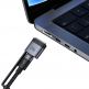 Качествен USB-C към USB-C кабел с MagSafe 3 адаптер - Mcdodo 2in1 USB-C to USB-C and MagSafe 3 Adapter Cable 240W (200 см) (черен) 3