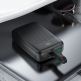 Външна батерия с вграден USB-C кабел, USB-C и USB-A портове и технология за бързо зареждане - Acefast M14 Power Bank PD 22.5W 20000 mAh with Built-in USB-C Cable (черен) 4