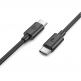 Здрав кабел с бързо зареждане за устройства с USB-C - RavPower RP-CB1021 USB-C to USB-C Cable 60W (100 см) (черен) 6