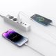Захранване за ел. мрежа с USB-A и USB-C изходи и технология за бързо зареждане - Tech-Protect C20W Mini Fast Wall Charger 20W (бял) 3