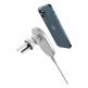 Поставка за радиатора на кола с безжично зареждане за iPhone с Magsafe - Adam Elements Omnia C2 Magsafe Wireless Charger Car Mount 15W (бял) 6