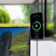 Магнитна поставка за кола с безжично зареждане съвместима с Tesla автомобили за iPhone с Magsafe - 4smarts Qi2 Screen Wireless Charger Car Mount 15W (черен) 4