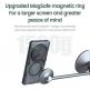 Хибриден удароустойчив кейс с вградена поставка и MagSafe за Xiaomi 15 Ultra - Nillkin Iceblade Prop Magnetic Hard Case (черен-прозрачен) 7