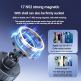 Магнитна поставка за кола с безжично зареждане за iPhone с Magsafe - Techsuit (HOLD253) Premium Car Holder with Wireless Charging and Magsafe (черен) 3