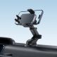 Поставка за таблото или стъклото на кола за смартфони с безжично зареждане за Qi съвместими смартфони - Acefast D53 Wireless Charger Car Dashboard Mount 15W (черен) 5