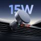 Поставка за радиаторa на кола с безжично зареждане за iPhone с Magsafe - Mcdodo Magnetic Wireless Vent Car Charge Holder 15W (черен-златист) 2