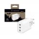 Захранване за ел. мрежа смартфони и таблети с 2xUSB-C изхода и с технология за бързо зареждане - Tactical Base Plug  Dual Travel Wall Charger 40W (бял) 3