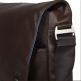 Knomo Kobe Soft Leather Messenger Bag - луксозна кожена чанта за преносими компютри до 15 инча (кафяв) 2