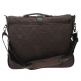 Kangol Quilted Satchel Bag - полиестерна чанта с дръжки и презрамка за преносими компютри до 15.4 инча (кафява) 2