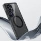 Хибриден удароустойчив кейс с Qi2 за Samsung Galaxy S26 Ultra - Benks Magnetic Crystal Case (черен-прозрачен) 7