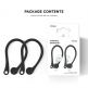 Elago AirPods EarHooks - силиконови кукички за Apple AirPods (черен) 4