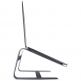 Macally Aluminium Laptop Stand - преносима алуминиева поставка за MacBook и лаптопи (тъмносива) 5