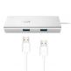 Macally UCDock 4K USB-C Multiport Hub - хъб за свързване от USB-C към HDMI, Ethernet, 2 x USB-C, 2 x USB 3.0 (сребрист) 1