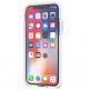 Tech21 Evo Check Case - хибриден кейс с висока защита за iPhone XS, iPhone X (бял-прозрачен) 7