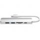Satechi USB-C Multiport Adapter V2 - мултифункционален хъб за свързване на допълнителна периферия за компютри с USB-C (сребрист) 4