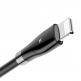 Baseus Digital Display Lightning USB Cable - Lightning кабел с измерване на ток, напрежение и консумация за iPhone, iPad и iPod с Lightning (черен) 4