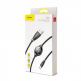Baseus Digital Display Lightning USB Cable - Lightning кабел с измерване на ток, напрежение и консумация за iPhone, iPad и iPod с Lightning (черен) 7