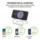 Belkin BOOST UP Wireless Charging Stand 10W - поставка (пад) за безжично захранване за  Apple, Samsung, LG, Sony и други QI съвместими устройства (бял) 5