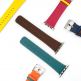 4smarts Leather Duett Wrist Band - кожена каишка за Apple Watch 38мм, 40мм (зелен-оранжев) 2