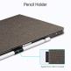 ESR Premium Simplicity Folio Case - текстилен калъф и поставка за iPad Pro 11 (светлосин) 2