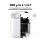 Elago AirPods Dust Guard - комплект метални предпазители против прах за Apple AirPods (розово злато-мат) 1
