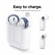 Elago Airpods Secure Fit - антибактериални силиконови калъфчета за Apple Airpods (бял) (4 броя) (тъмносин) 2