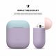 Elago Duo Silicone Case - силиконов калъф за Apple Airpods (лилав) 3