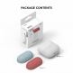 Elago Duo Silicone Case - силиконов калъф за Apple Airpods (бял-фосфор) 6