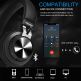 TeckNet BH10922 Bluetooth Headphones - безжични блутут слушалки с микрофон за мобилни устройства (черен) 6