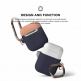 Elago Duo Hang Silicone Case - силиконов калъф за Apple Airpods (тъмносин) 5
