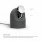Elago W2 Watch Stand - силиконова поставка за Apple Watch (тъмносива) 1