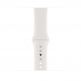 Apple Watch Series 4, 44mm Silver Aluminum Case with White Sport Band - умен часовник от Apple 2