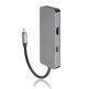 4smarts USB-C Super smart 7in1 4K hub - USB-C хъб за свързване на допълнителна периферия за компютри с USB-C (сребрист) 2