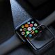 Baseus Curved Screen Tempered Glass - калено стъклено защитно покритие с извити ръбове за дисплея на Apple Watch 42 mm (черен) 4