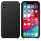 SDesign Leather Original Case - качествен кожен (естествена кожа) кейс за iPhone XS Max (черен) 1