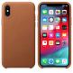 SDesign Leather Original Case - качествен кожен (естествена кожа) кейс за iPhone XS Max (кафяв) 3