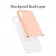 Spigen La Manon Jupe Case - дизайнерски хибриден кейс за iPhone XS Max (розов)  3