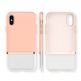 Spigen La Manon Jupe Case - дизайнерски хибриден кейс за iPhone XS Max (розов)  5