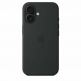 Оригинален силиконов кейс за iPhone 16 с MagSafe (черен)  - Apple iPhone Silicone Case with MagSafe 3