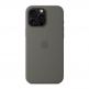 Оригинален силиконов кейс за iPhone 16 Pro Max с MagSafe (сив)  - Apple iPhone Silicone Case with MagSafe 3