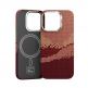 Кевларен кейс с MagSafe за iPhone 16 Pro Max - Benks GoldenTide ArmorAir Magnetic Kevlar Case 600D (червен-оранжев) 2